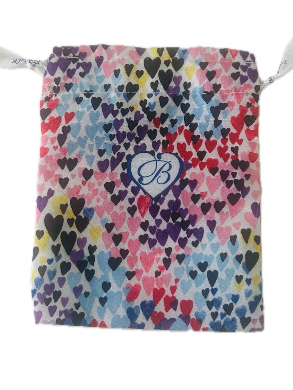 Brighton Multicolor Heart Print Drawstring Pouch